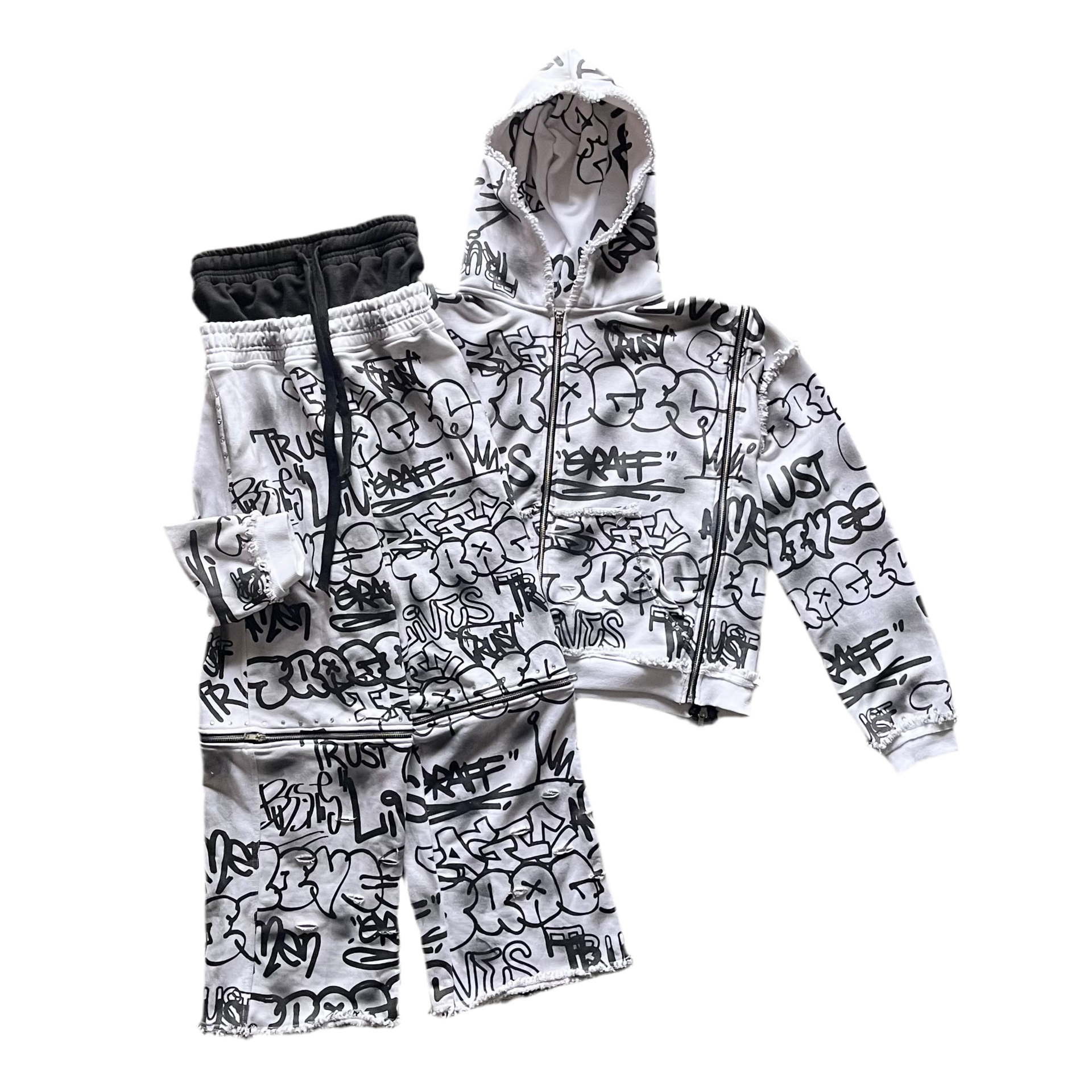 White Interchangeable Grafitti Set