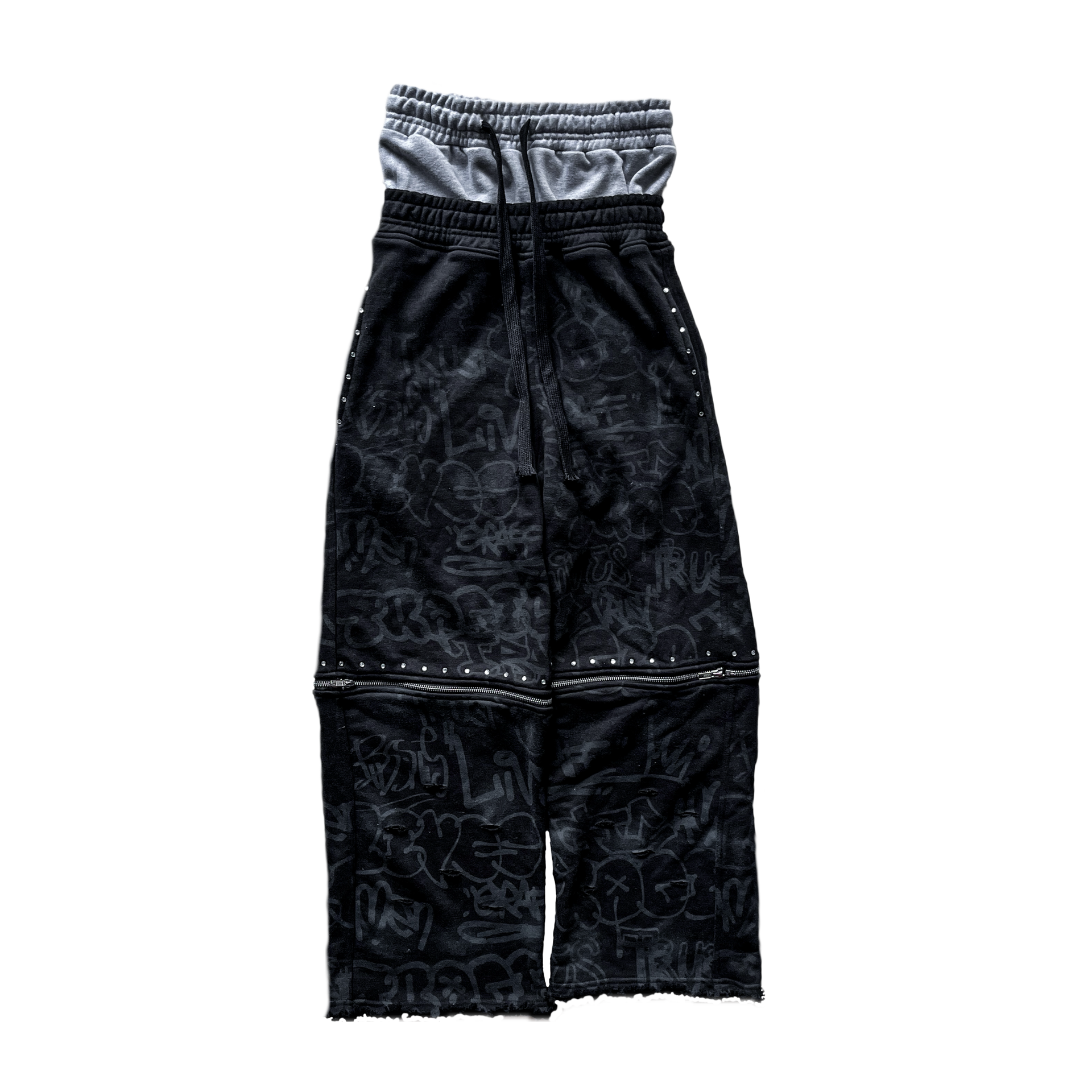 BLACK INTERCHANGEABLE PANTS